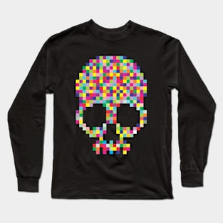 Colorful Skull Long Sleeve T-Shirt